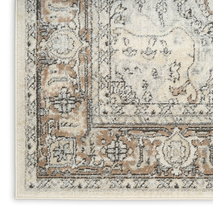 Nourison Home Quarry  Ivory Grey Taupe  Traditional
