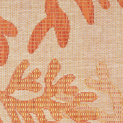 Nourison Home Garden Oasis  Coral  Contemporary
