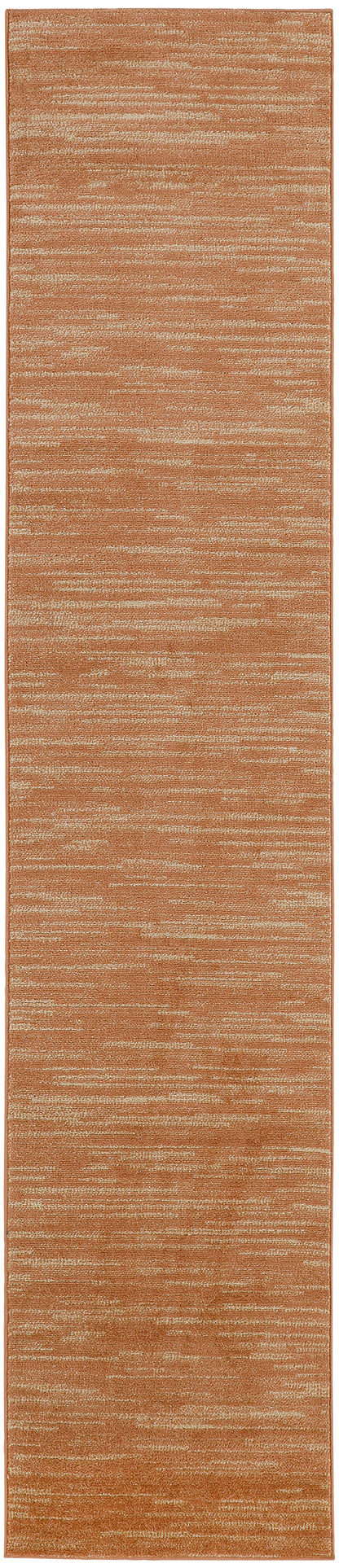 Nourison Home Nourison Essentials NRE01 Rust Contemporary Power-loomed Rug