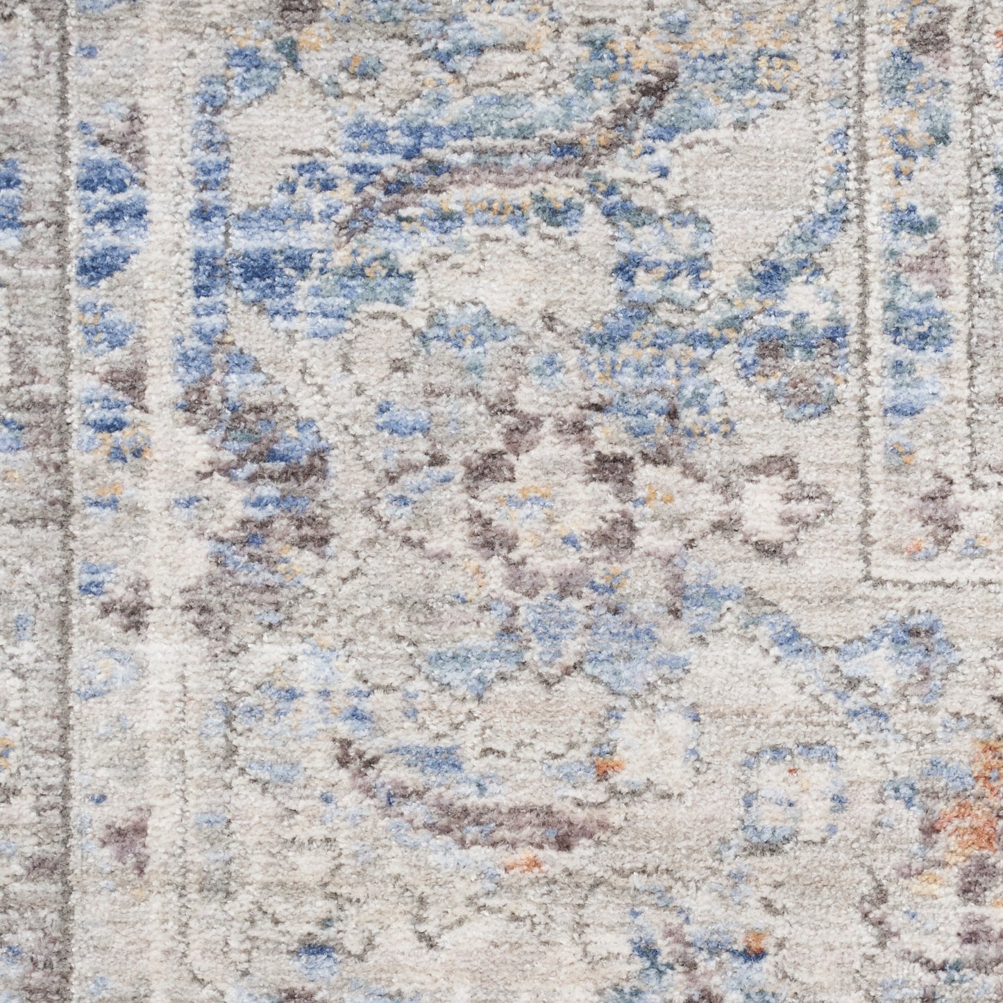Nourison Home Elegant Heirlooms  Grey Gold  Traditional