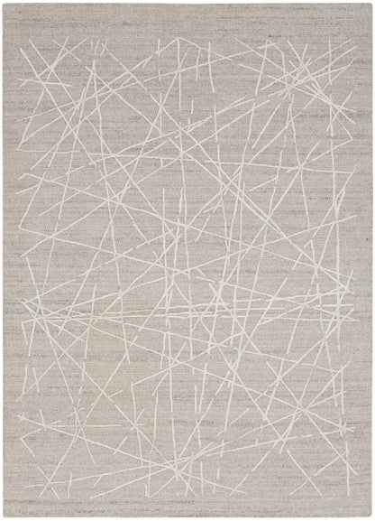 Calvin Klein CK044 Wander WND01 Grey Contemporary Hand Woven Rug