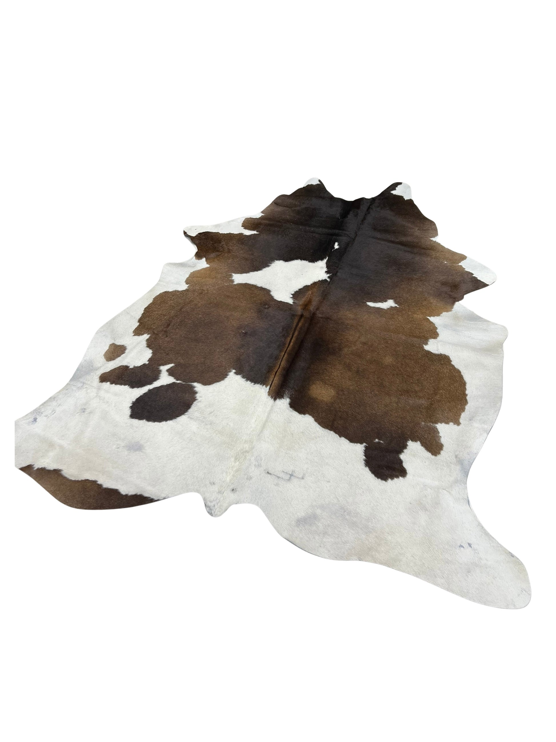 Artisan Claire 5581 Brown White Hair on Hide Cowhide Shape Rug