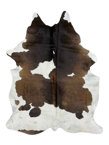 Artisan Claire 5581 Brown White Hair on Hide Cowhide Shape Rug