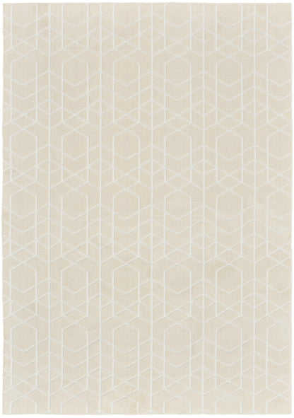 Nourison Home Washable Charm WCH01 Ivory Contemporary Machine Woven Rug