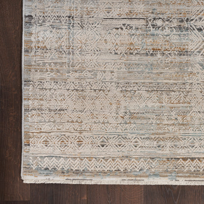 Nourison Home Lynx  Ivory Multicolor  Transitional