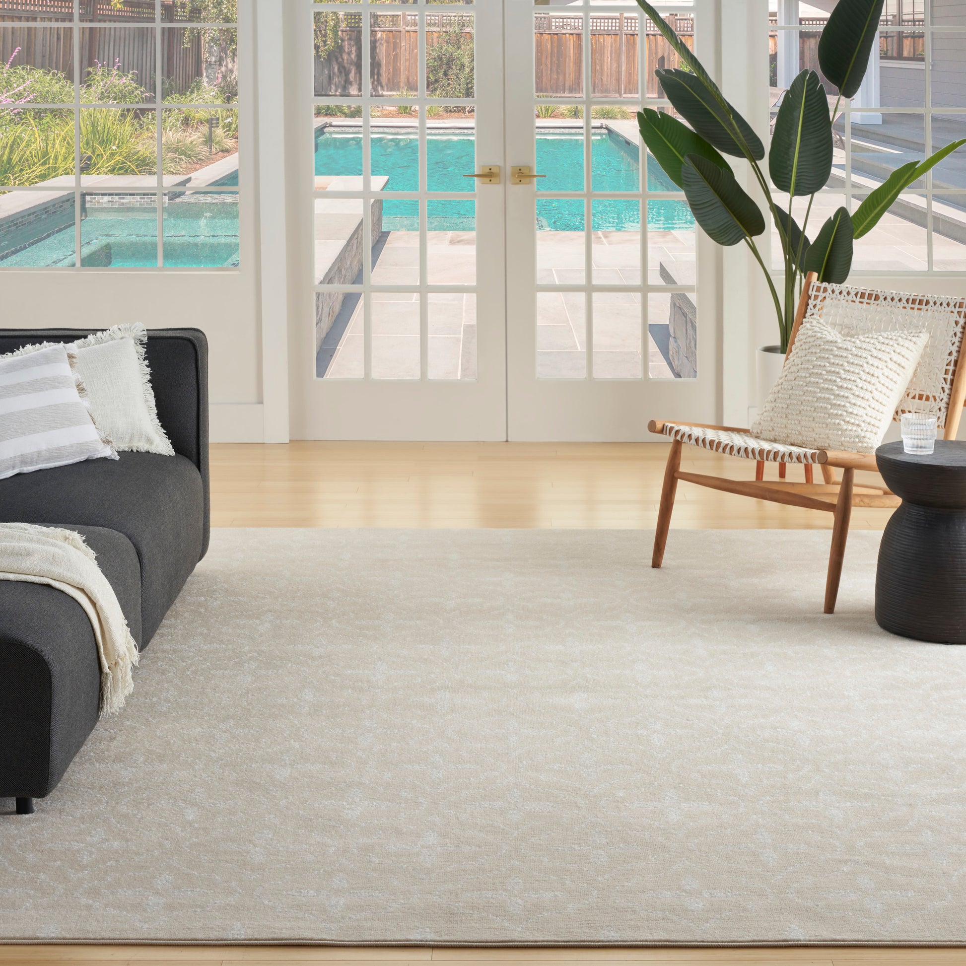 Nourison Home Nourison Essentials  Ivory Beige  Contemporary