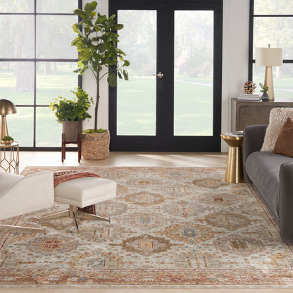 Nourison Home Sahar  Ivory Multicolor  Traditional