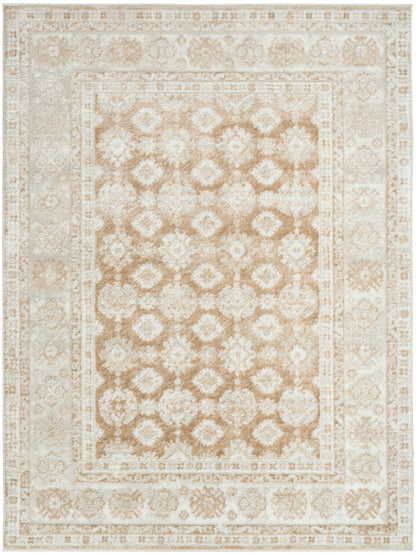 Nourison Home Dekor DEK02 Cream Beige Traditional Machine Woven Rug
