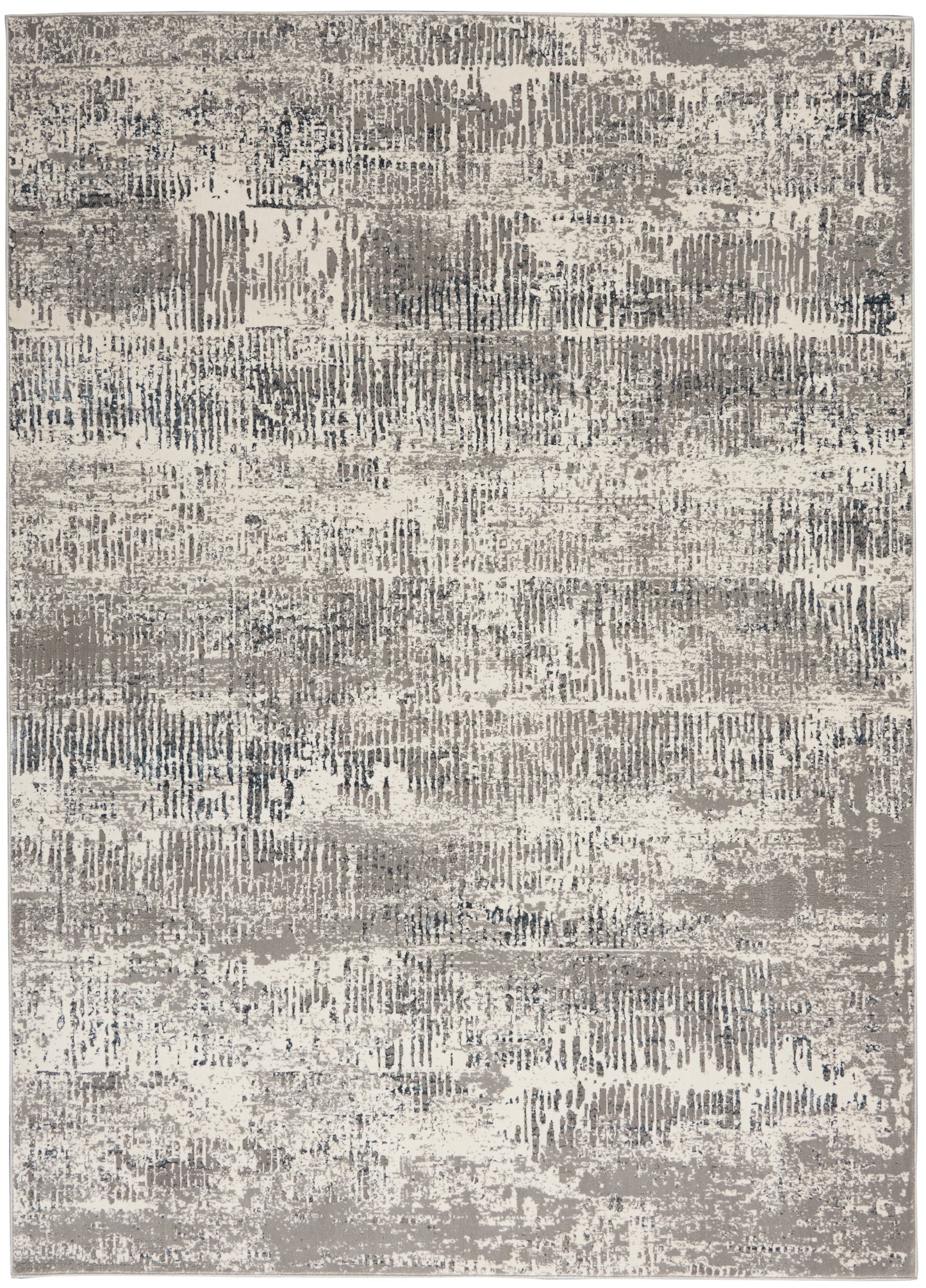 Michael Amini MA90 Uptown UPT03 Ivory Grey Contemporary Power-loomed Rug