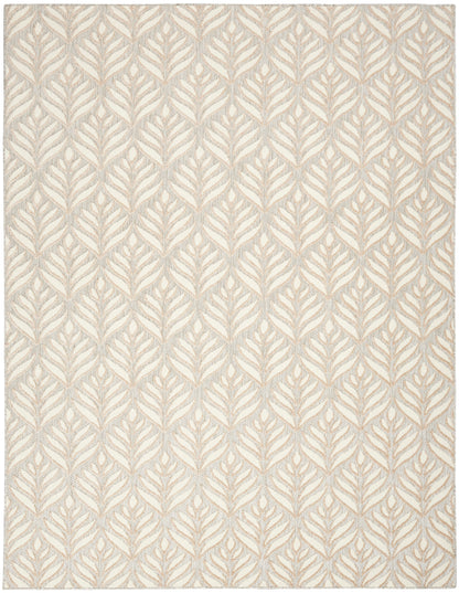 Nourison Home Aloha ALH35 Ivory Grey Contemporary Power-loomed Rugs