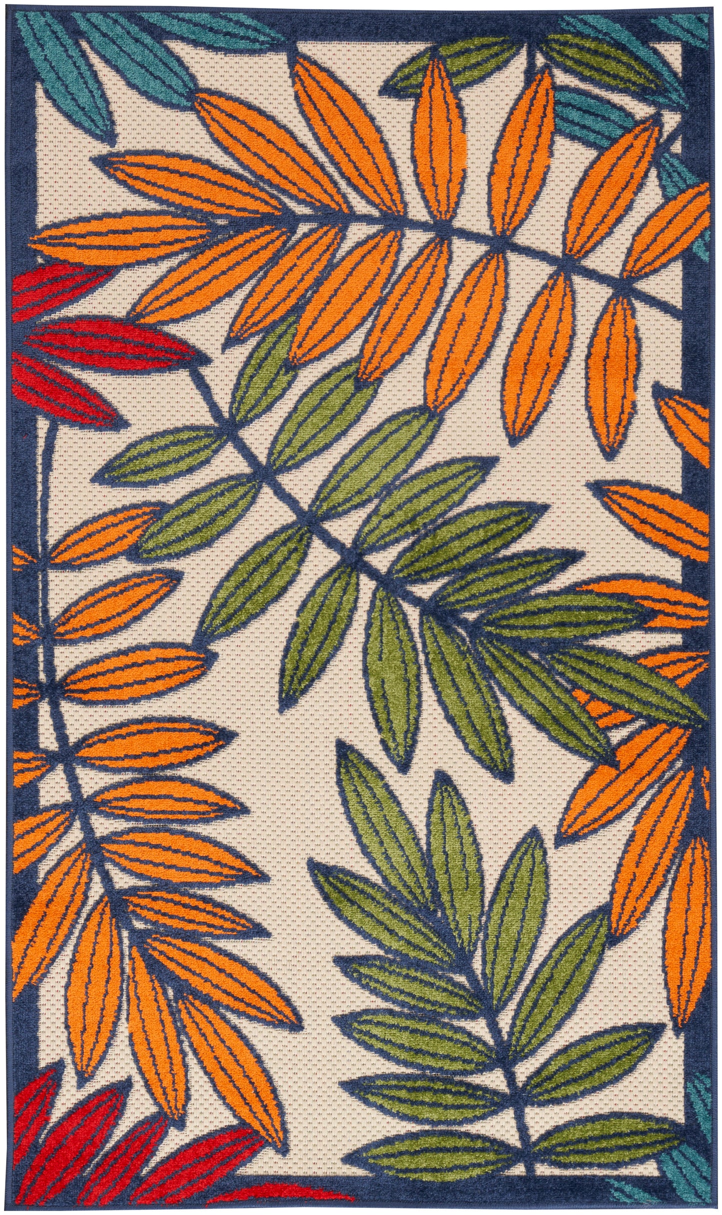 Nourison Home Aloha ALH18 Multicolor Contemporary Power-loomed Rugs