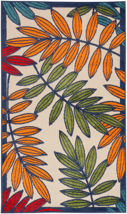 Nourison Home Aloha ALH18 Multicolor Contemporary Power-loomed Rugs