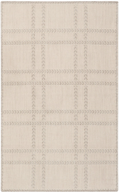 Nourison Home Horizon Indoor/Outdoor HOZ04 Grey Contemporary Power-loomed Rug