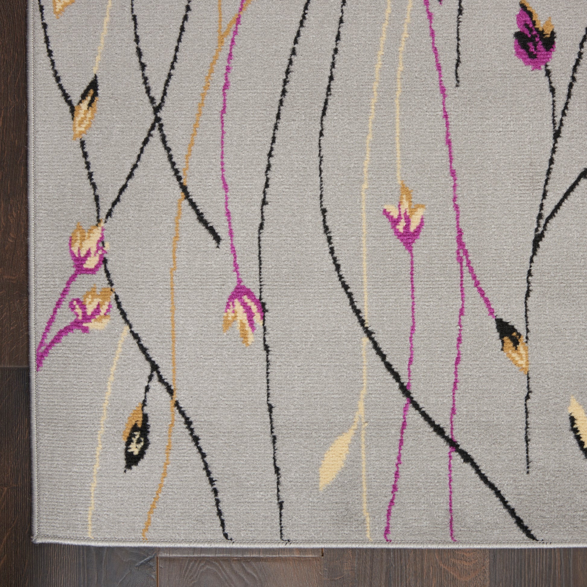 Nourison Home Grafix  Grey  Contemporary