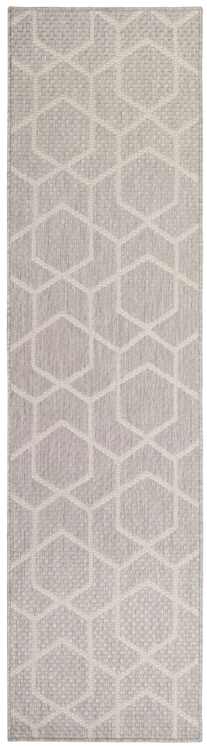 Nourison Home Horizon Indoor/Outdoor HOZ01 Grey Contemporary Power-loomed Rug