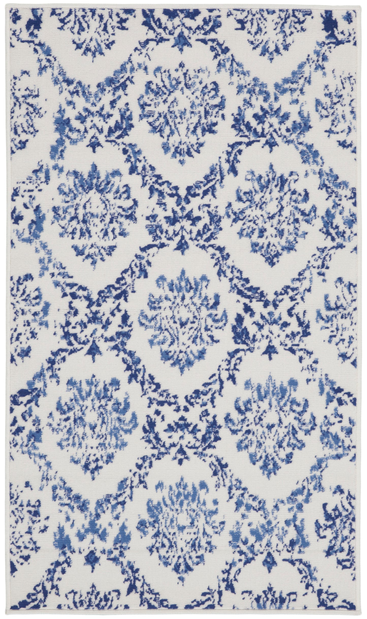 Nourison Home Whimsicle WHS01 Ivory Navy Contemporary Power-loomed Rug