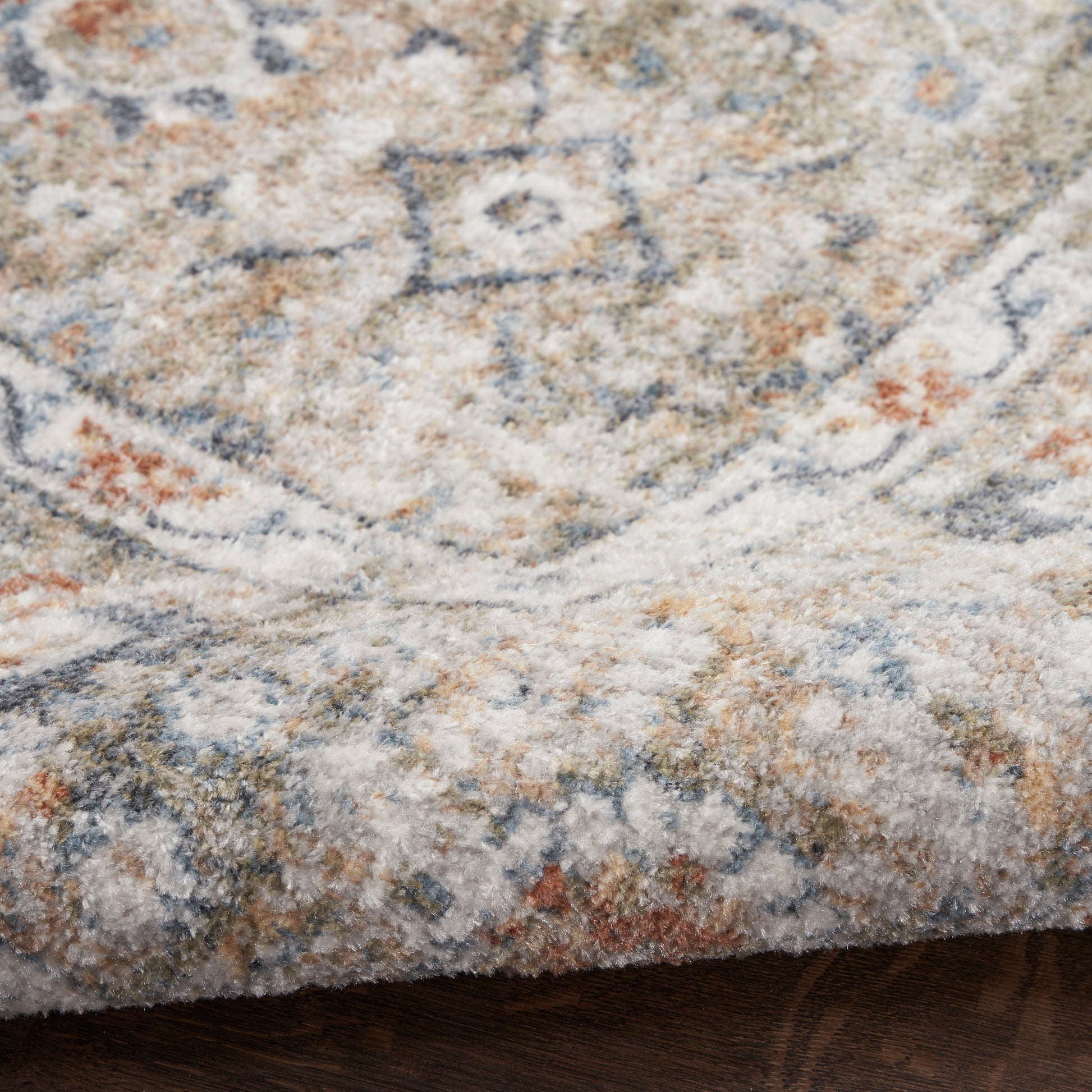 Nourison Home Astra Machine Washable  Gold Grey  Traditional