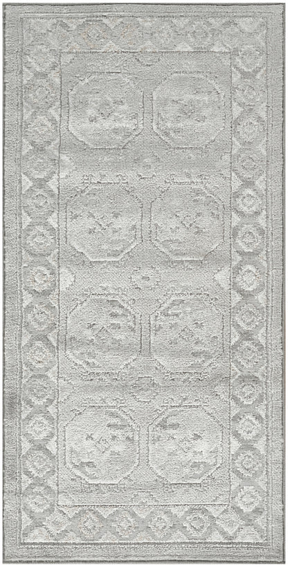 Nourison Home Dekor DEK01 Grey Traditional Machine Woven Rug