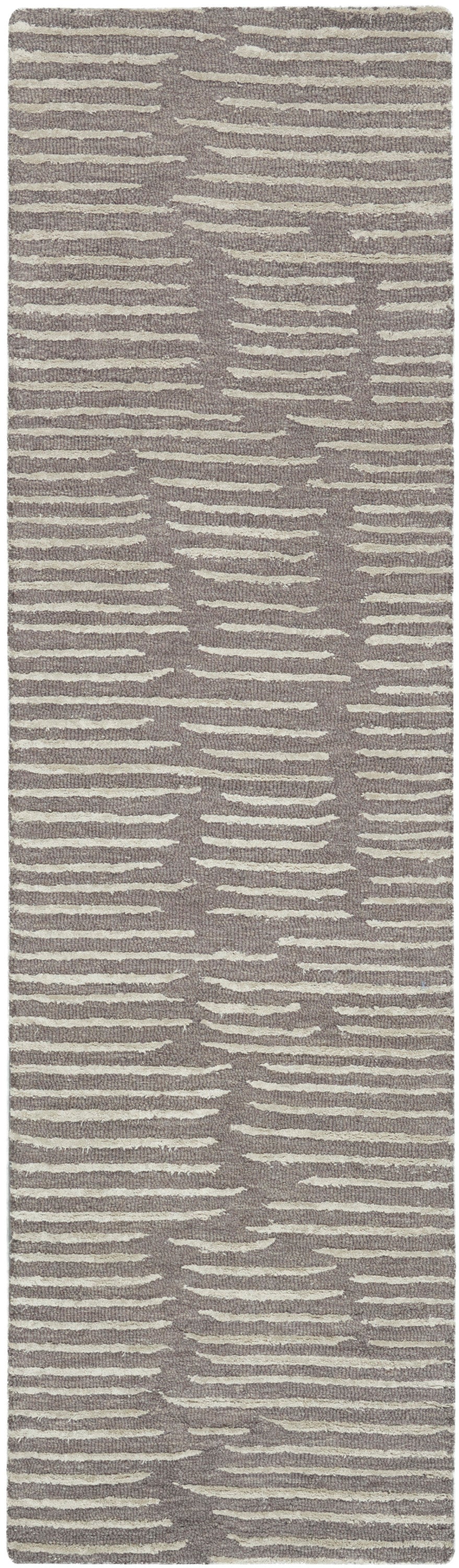 Calvin Klein CK010 Linear LNR01 Grey Contemporary Hand Tufted Rug