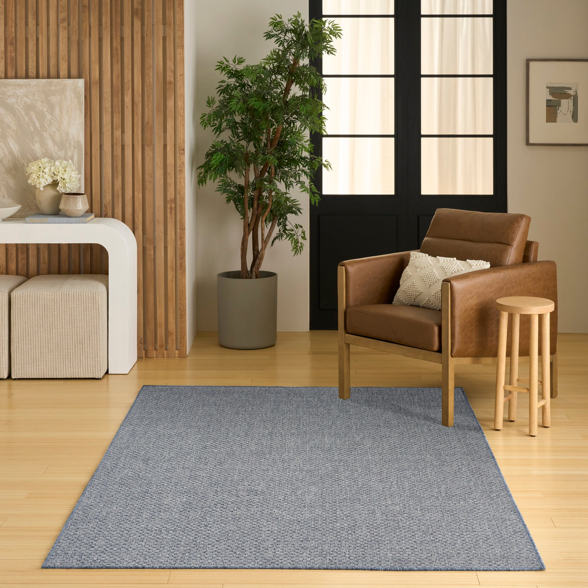 Nourison Home Tulum  Denim  Contemporary