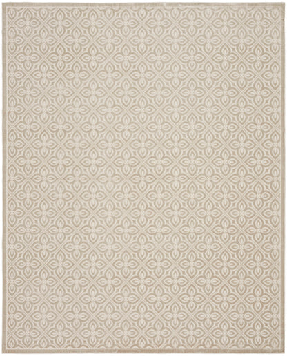 Nourison Home Washable Charm WCH03 Silver Ivory Contemporary Machine Woven Rug