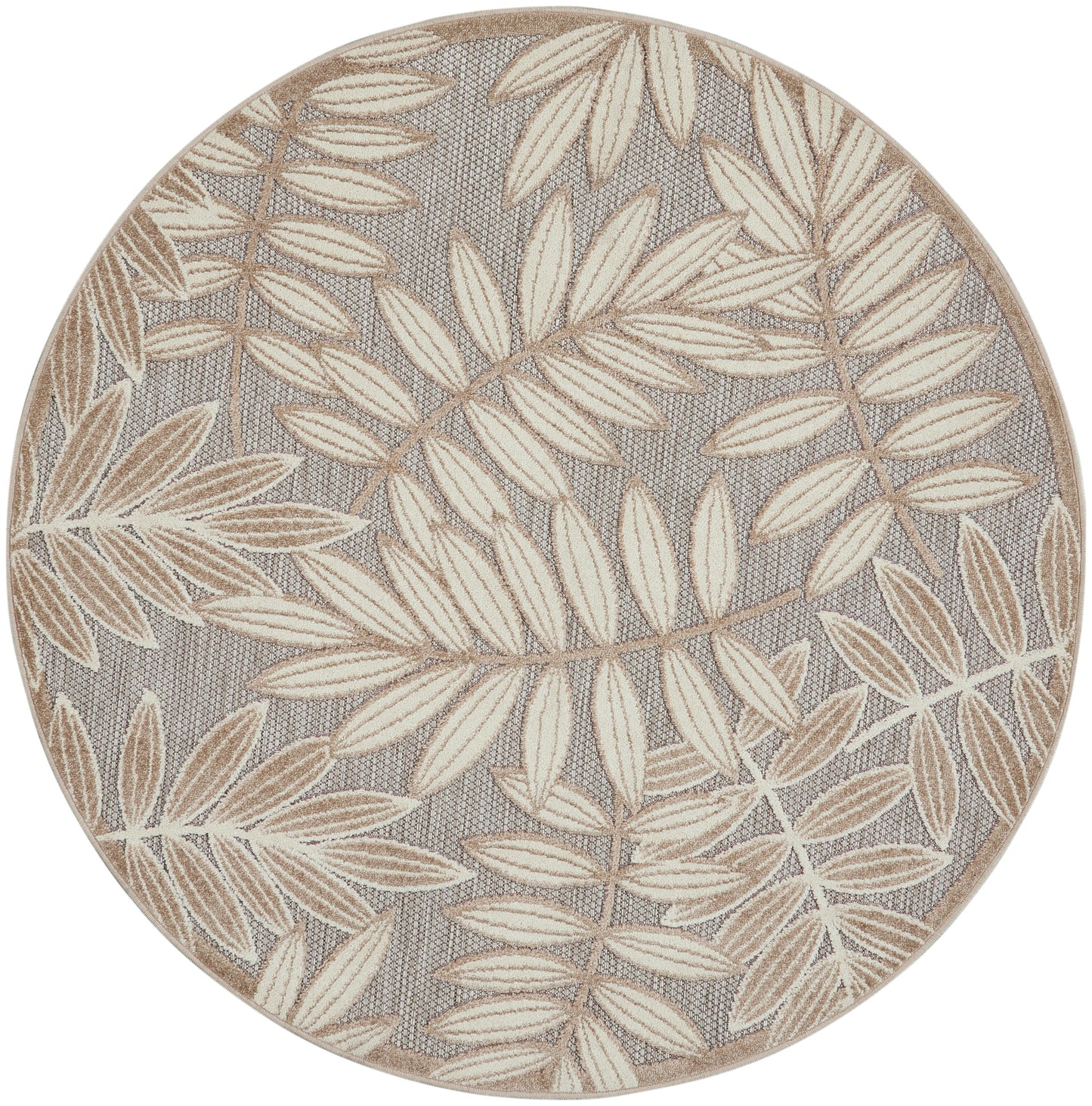 Nourison Home Aloha ALH18 Natural Contemporary Power-loomed Rugs