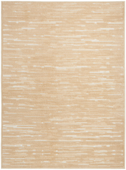 Nourison Home Care Free CAF04 Taupe Contemporary Loom-woven Rug