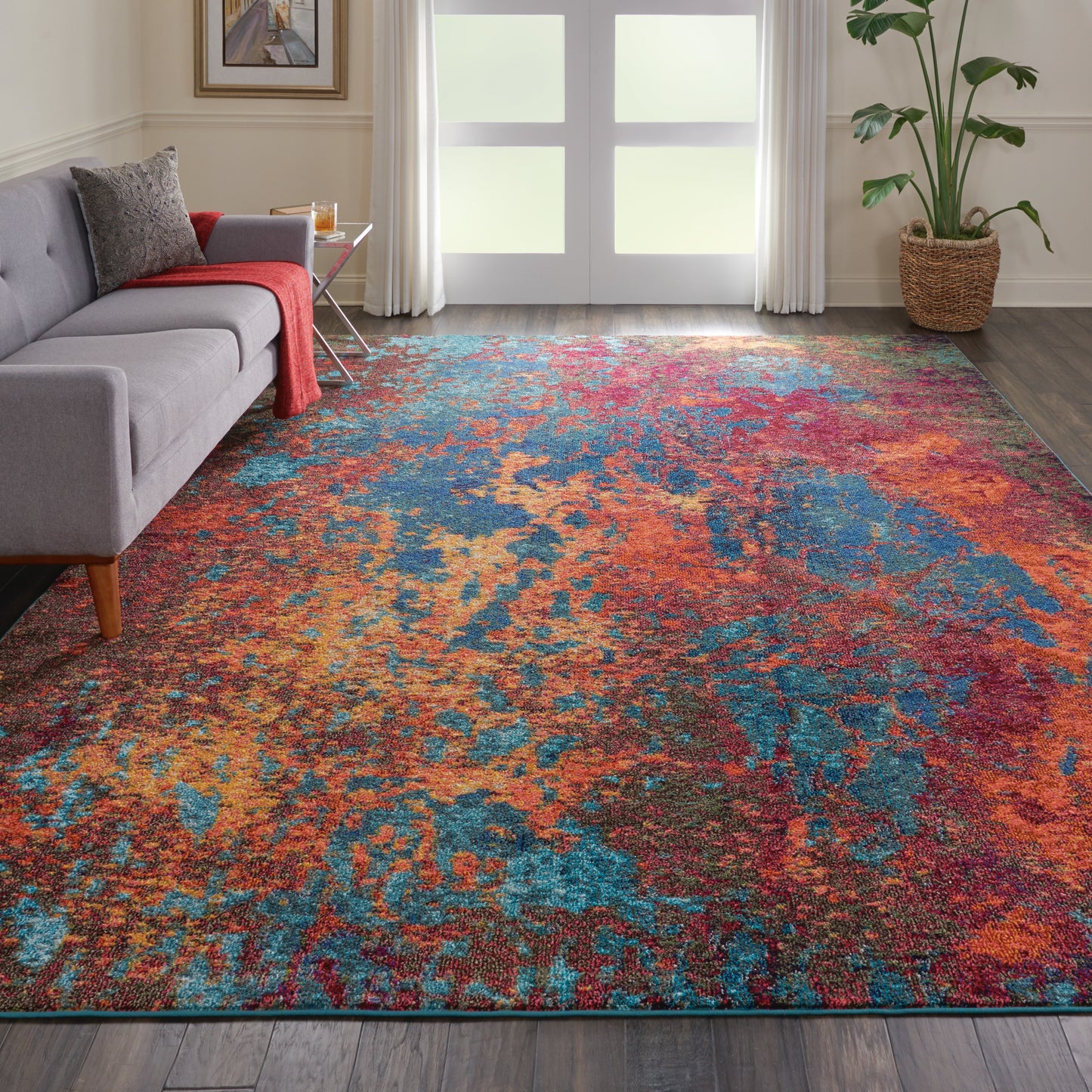 Nourison Home Celestial  Atlantic  Contemporary