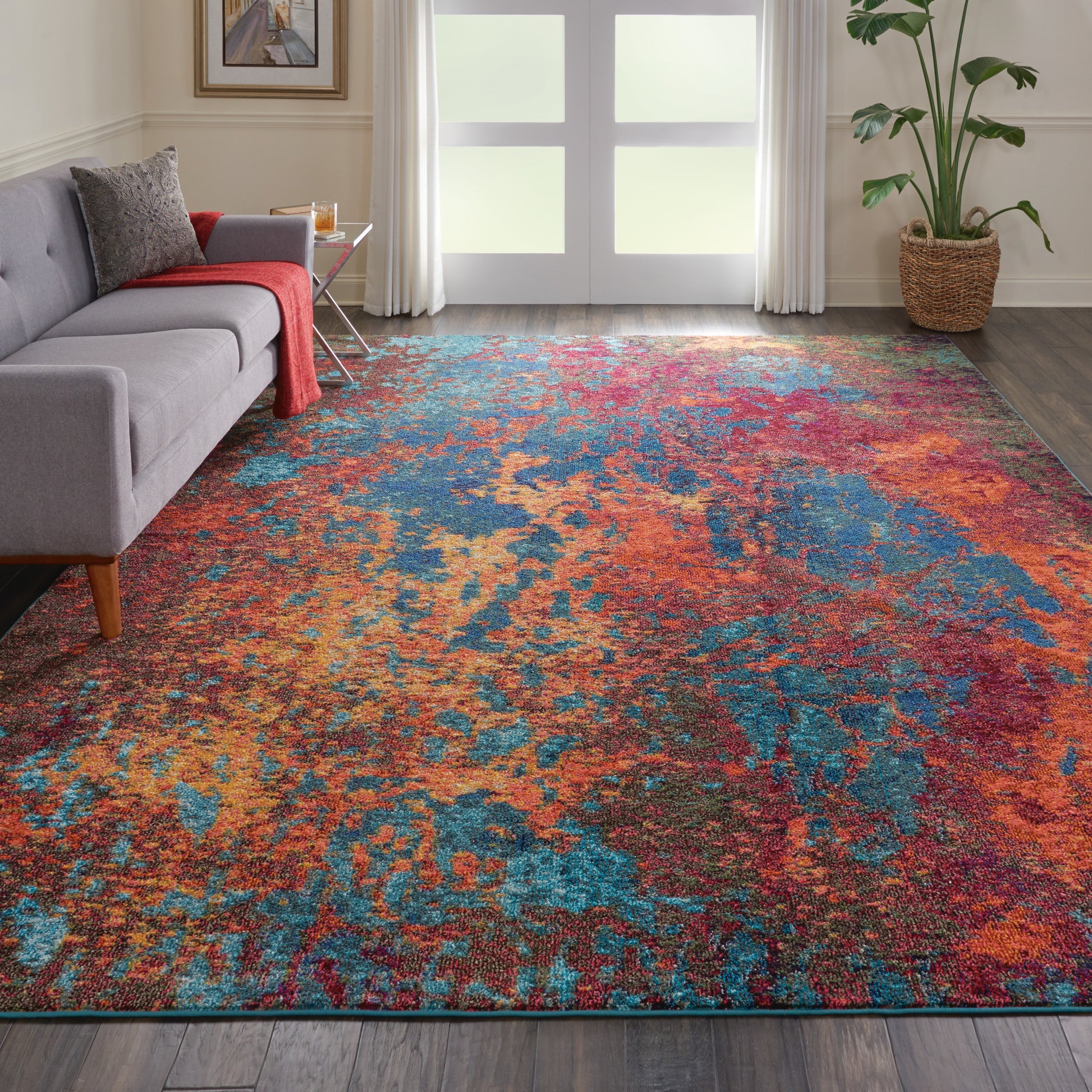 Nourison Home Celestial  Atlantic  Contemporary