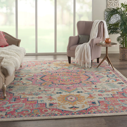 Nourison Home Passion  Ivory Pink  Transitional