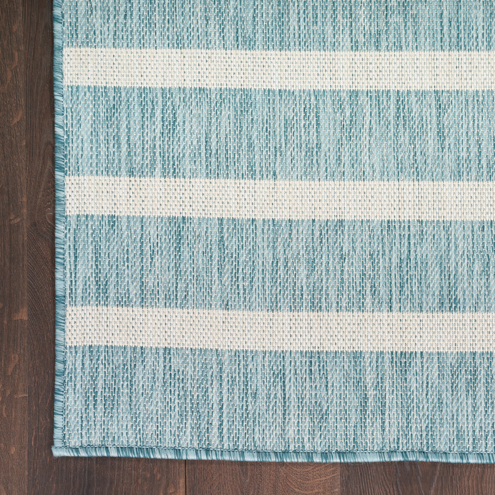 Nourison Home Positano  Aqua Ivory  Contemporary