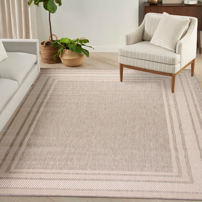 Nourison Home Horizon Indoor/Outdoor  Grey  Contemporary