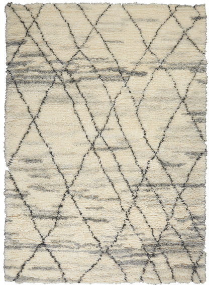 Calvin Klein San Antonio CK773 Ivory Multicolor Transitional Knotted Rug