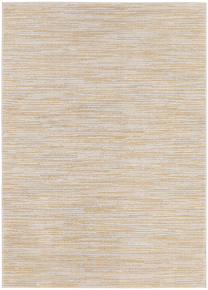 Nourison Home Nourison Essentials NRE01 Ivory Gold Contemporary Power-loomed Rug