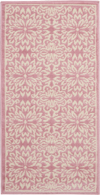 Nourison Home Jubilant JUB06 Ivory Pink Transitional Power-loomed Rug
