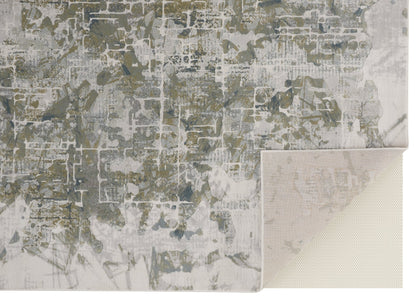 Feizy Atwell 3146F Silver Transitional/Industrial/Casual Machine Woven Rug - Rugs - Feizy - Atlanta Designer Rugs