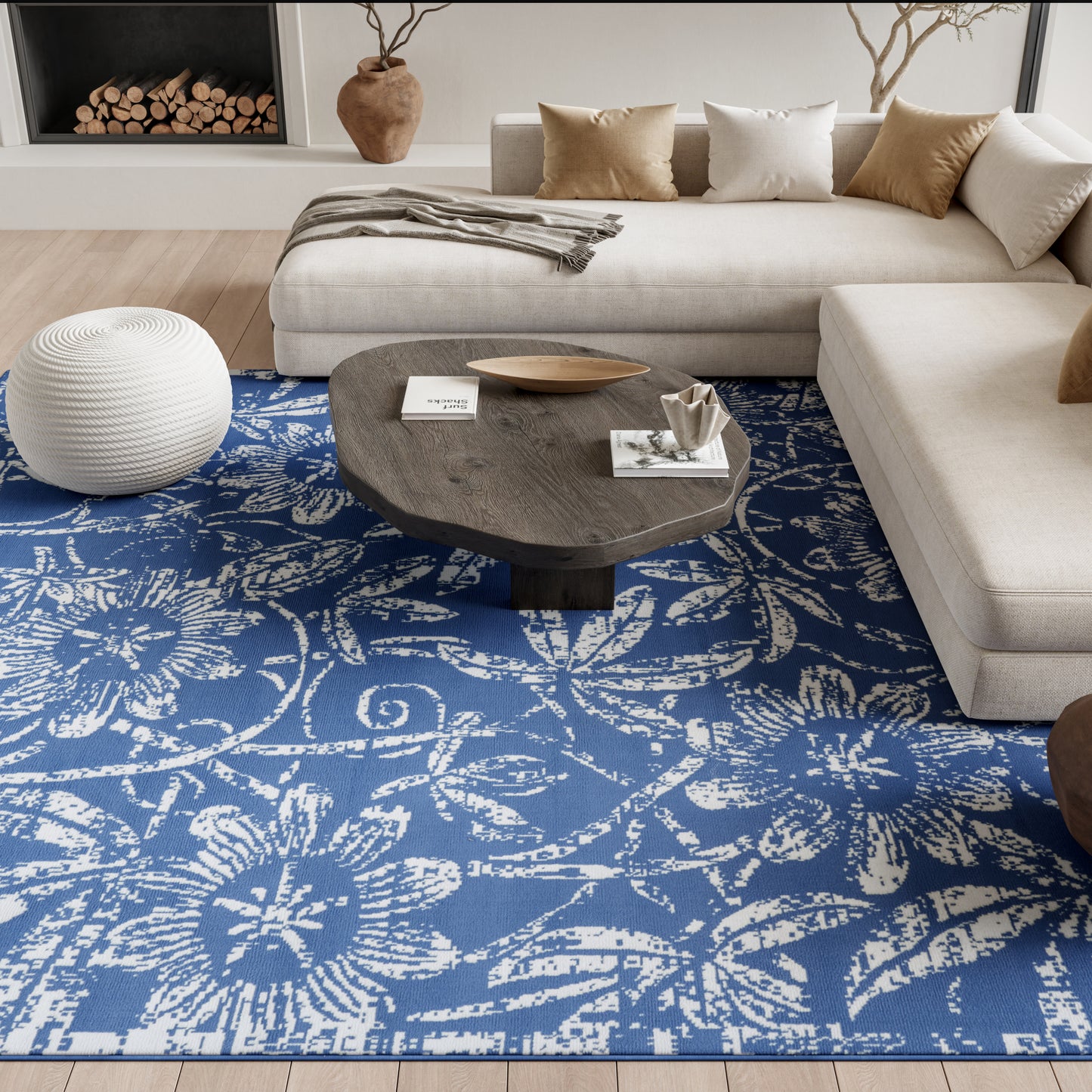 Nourison Home Whimsicle  Blue  Contemporary