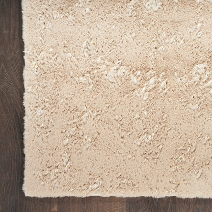 Nourison Home Cozy Shimmer  Beige Gold  Contemporary