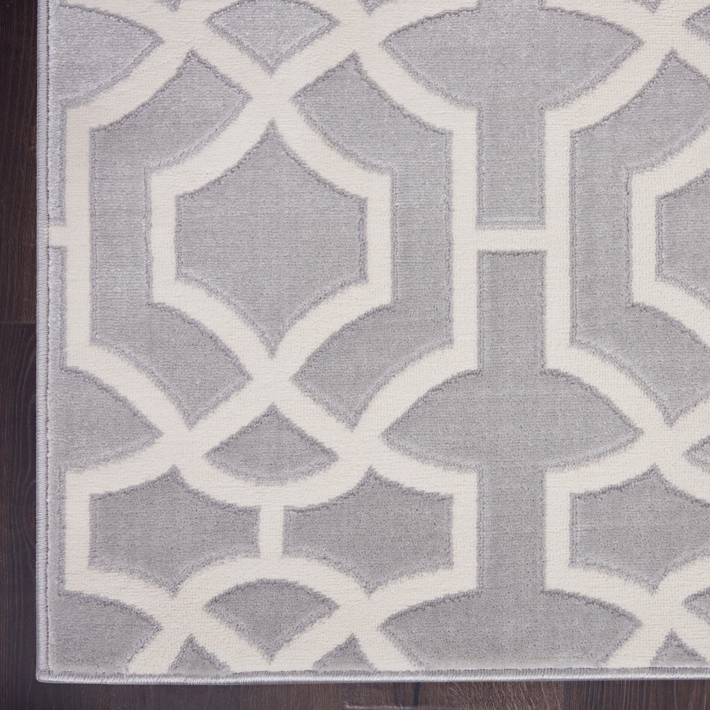 Nourison Home Joli  Grey White  Contemporary