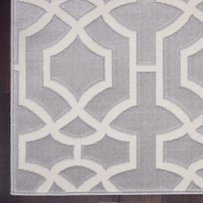 Nourison Home Joli  Grey White  Contemporary