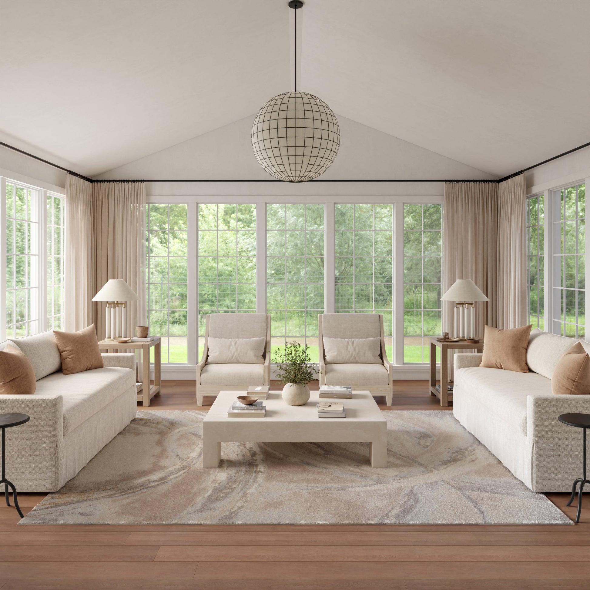 Nourison Home Splash  Beige Grey  Contemporary
