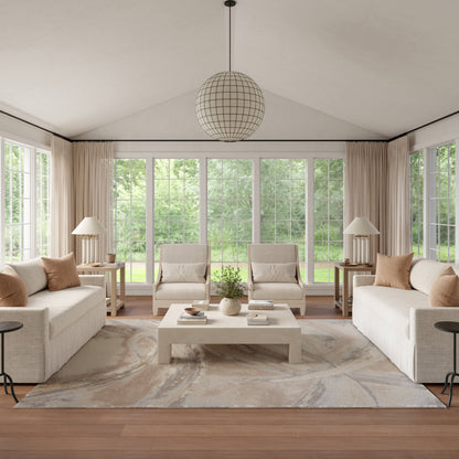 Nourison Home Splash  Beige Grey  Contemporary