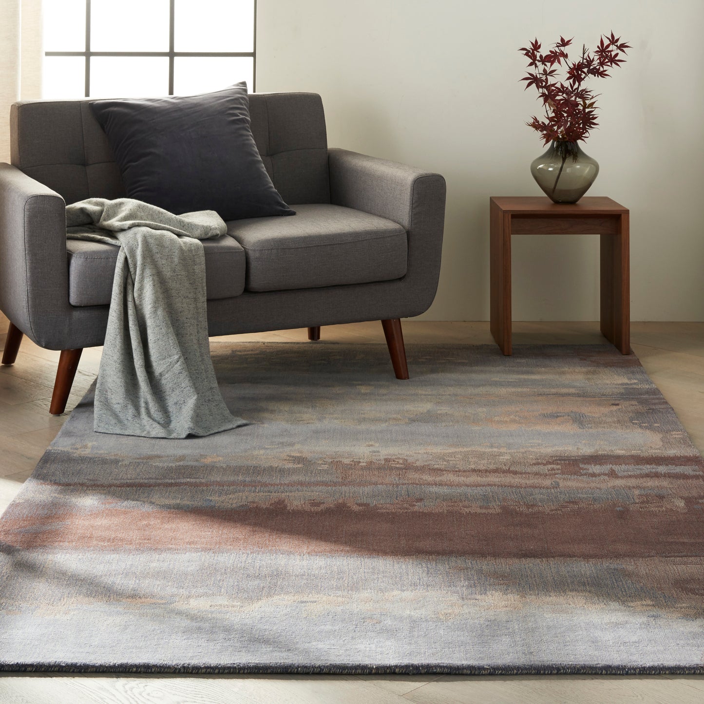 Calvin Klein Home Luster Wash  Slate  Contemporary