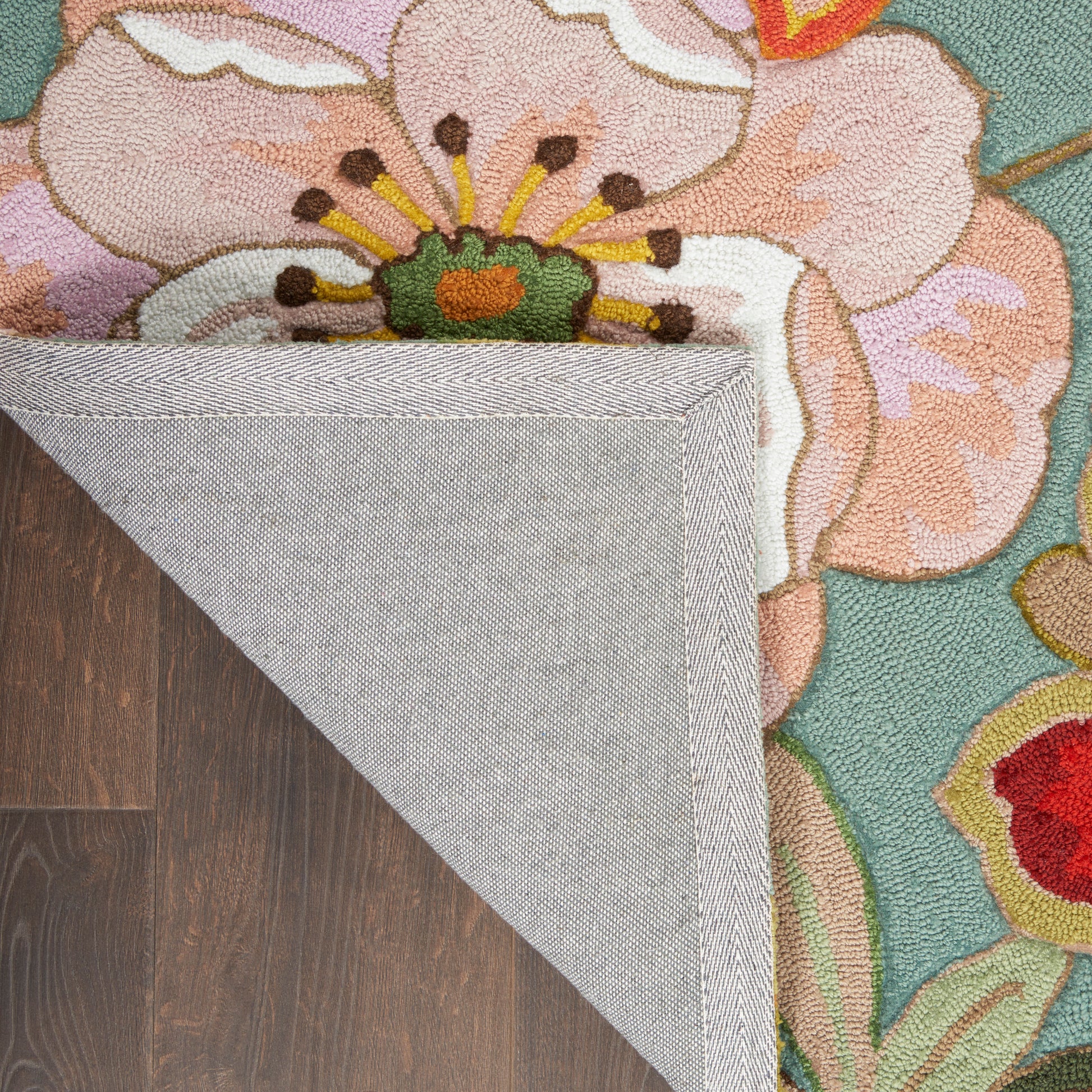 Nourison Home Fantasy  Aqua  Contemporary