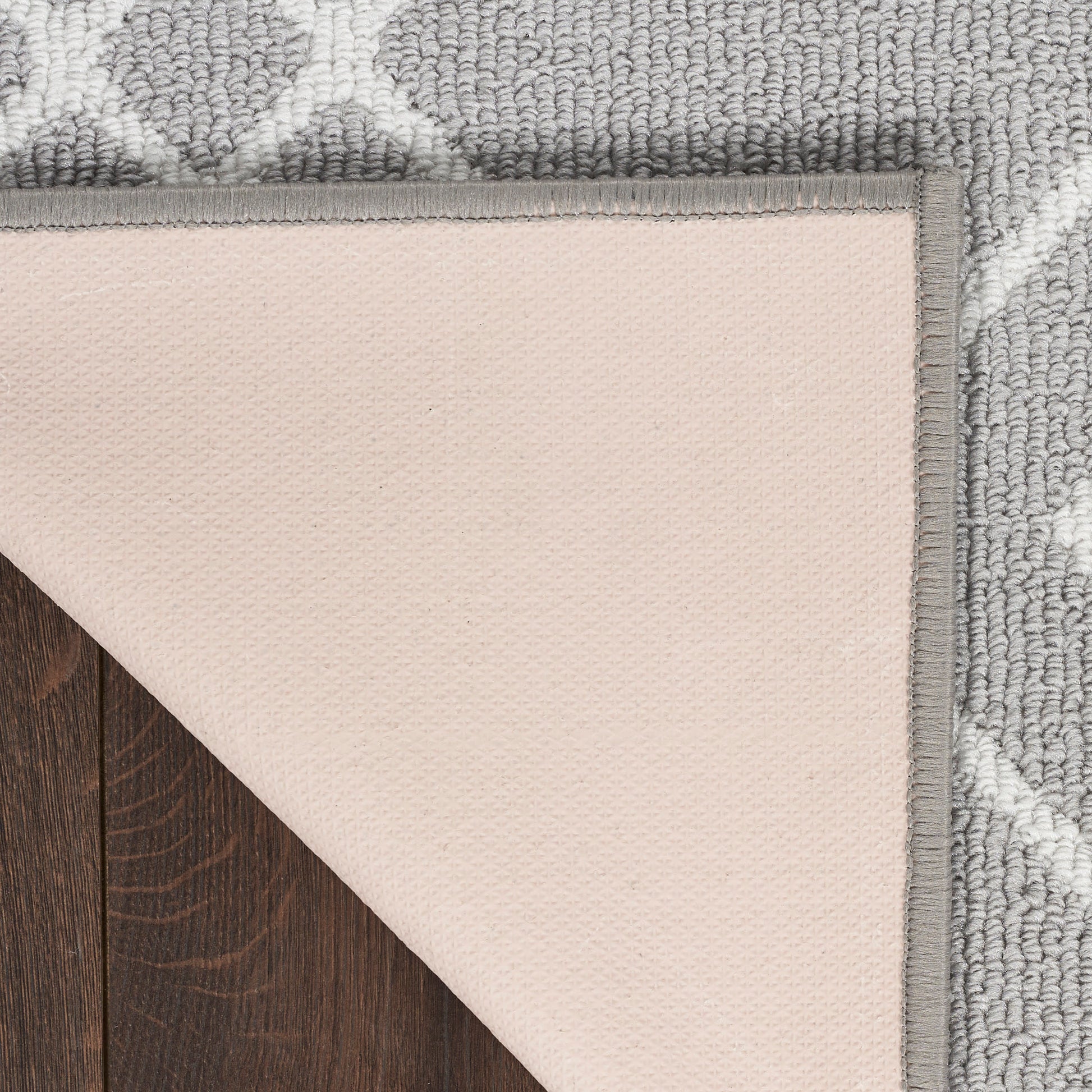 Nourison Home Modern Lines  Silver  Contemporary
