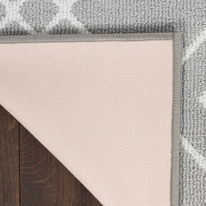 Nourison Home Modern Lines  Silver  Contemporary