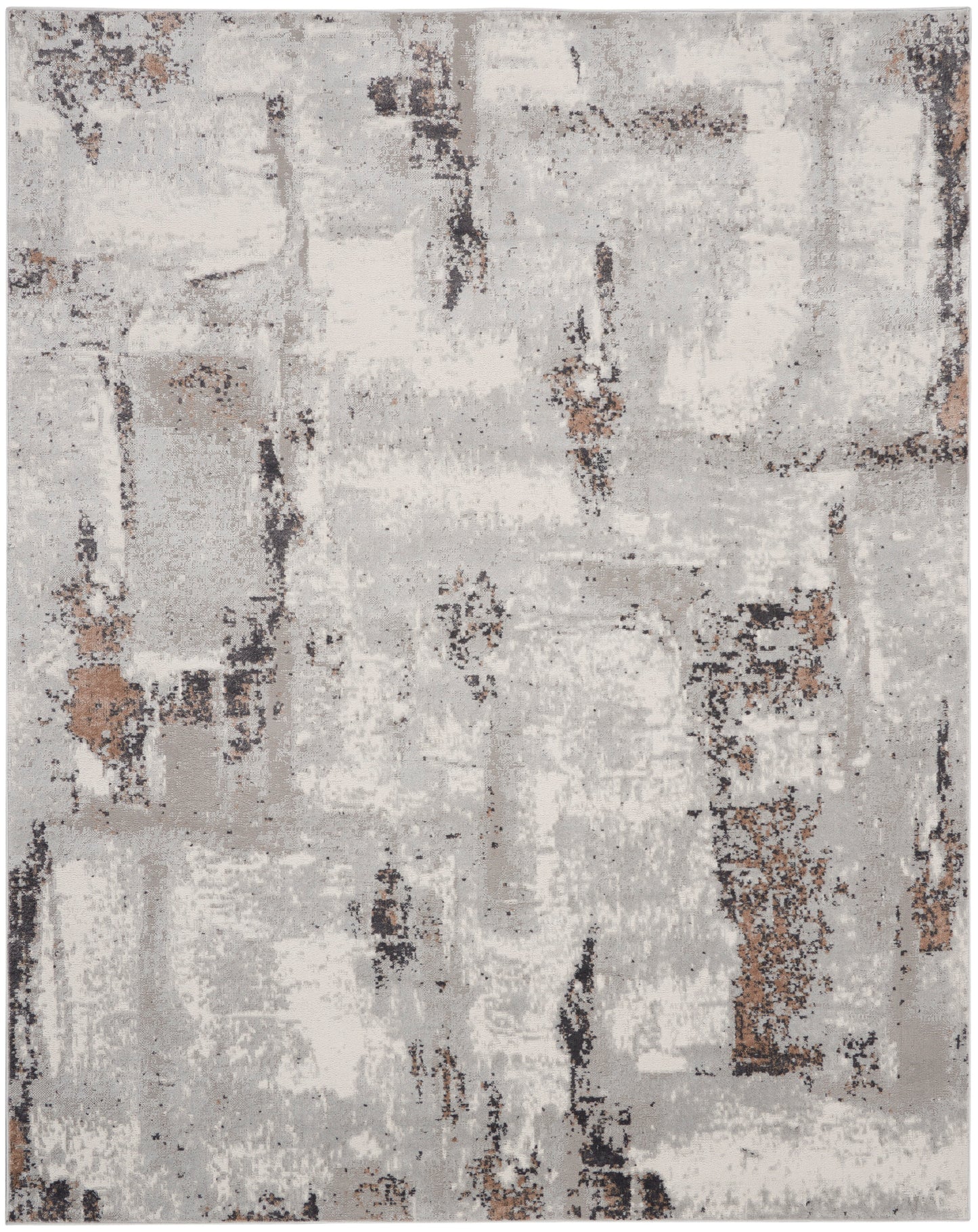 Nourison Home Elation  Grey Ivory  Contemporary