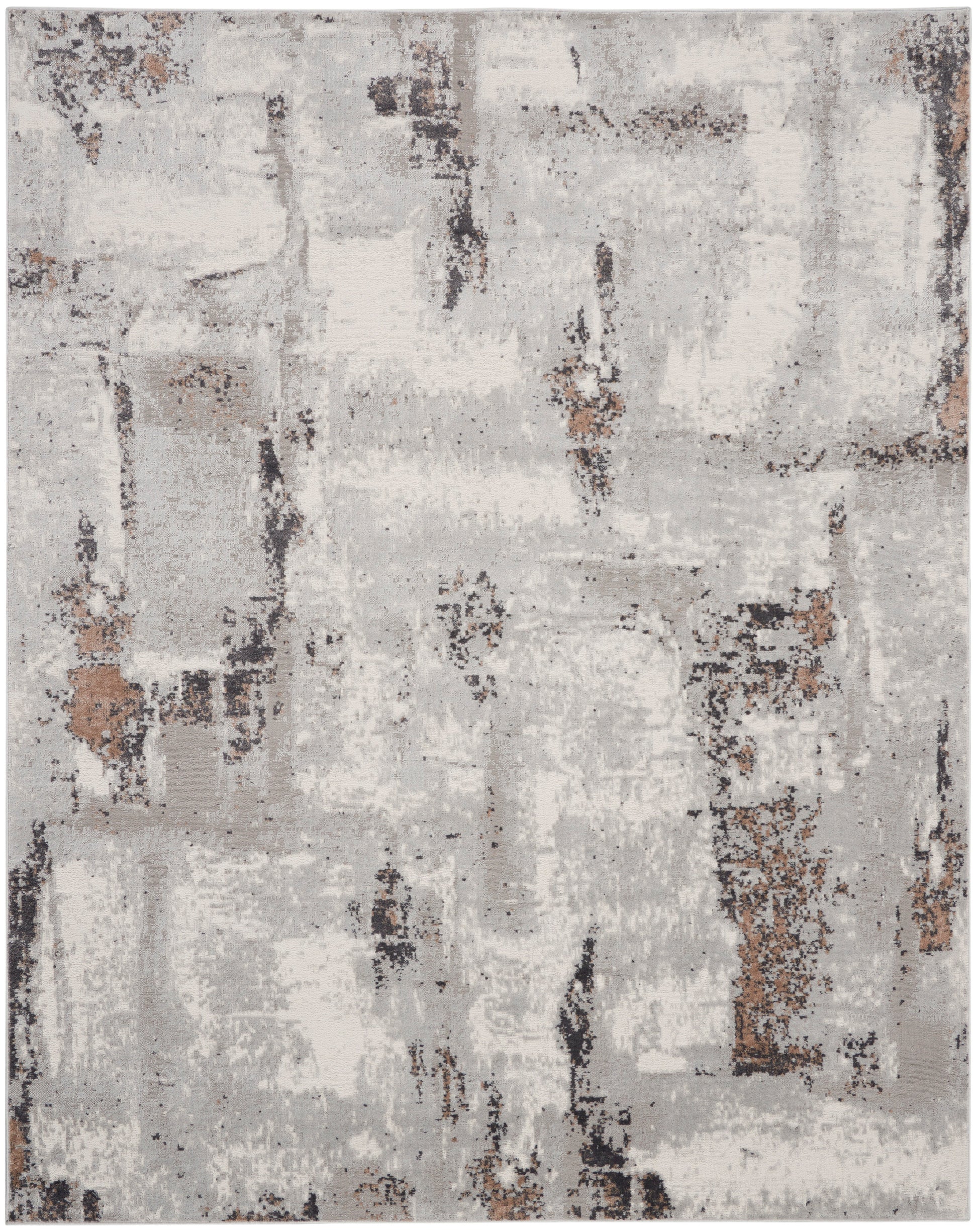 Nourison Home Elation  Grey Ivory  Contemporary
