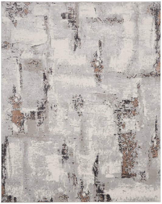 Nourison Home Elation  Grey Ivory  Contemporary