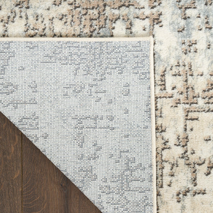 Nourison Home Quarry  Ivory Beige  Contemporary